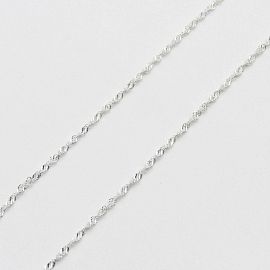 CADENA SINGAPUR 0.20x50CM /PLATA